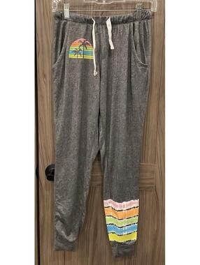 C+C California Womens Elastic Waist Athletic Pants Size S